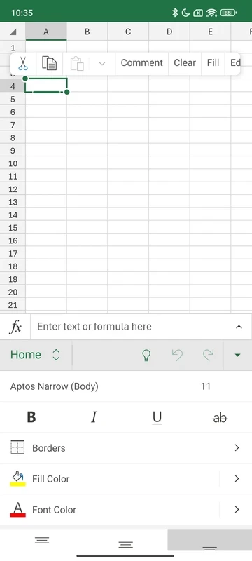 Microsoft Excel — screenshot 2