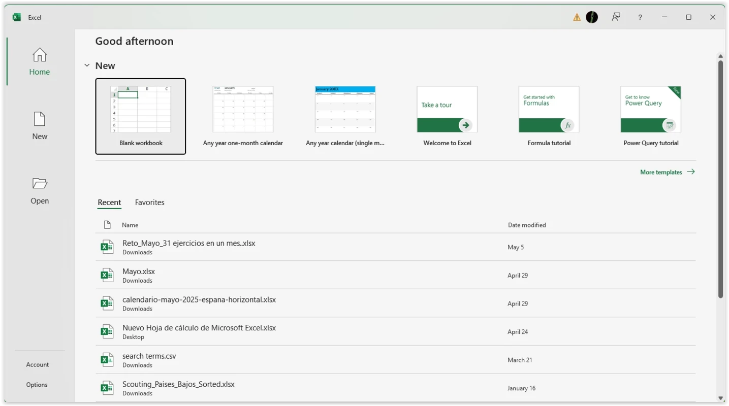 Microsoft Excel — tangkapan layar 1