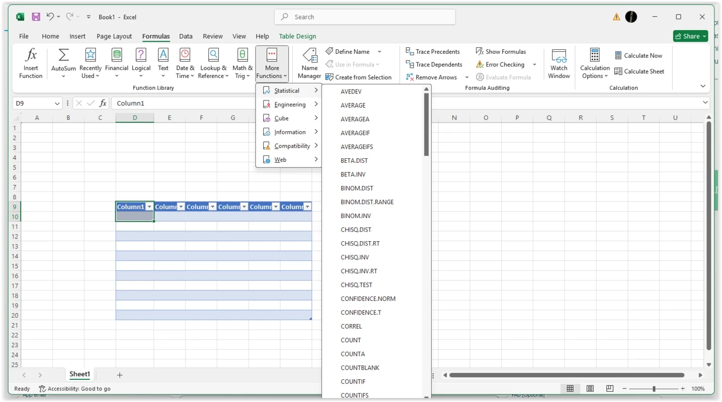 Microsoft Excel — tangkapan layar 2